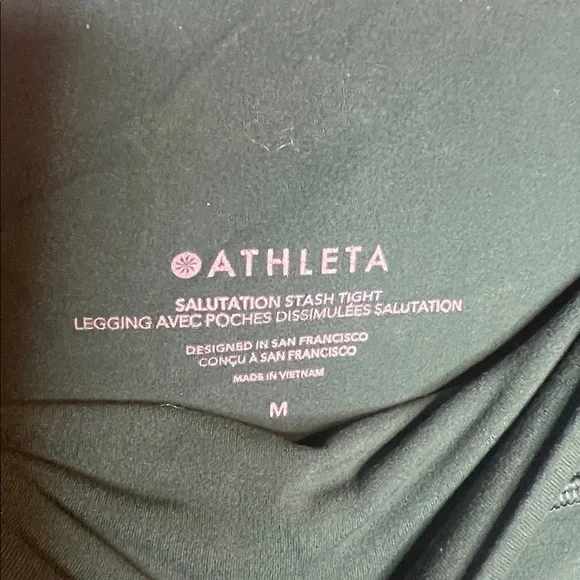 Athleta Salutation Stash tight 7/8 leggings - Picture 2 of 3